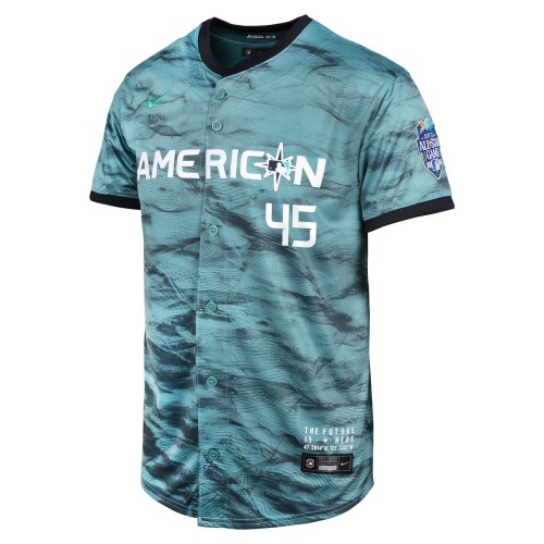 Gerrit Cole American League Nike Youth 2023 MLB All-Star Game Limited Player Jersey - Teal Gerrit Cole American League Nike Youth 2023 MLB All-Star Game Limited Player Jersey - Teal