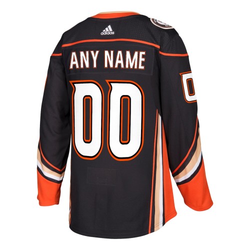 Anaheim Ducks adidas Authentic Custom Jersey - Black Anaheim Ducks adidas Authentic Custom Jersey - Black