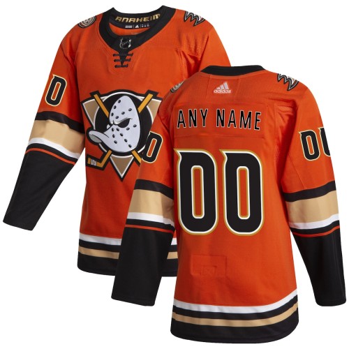 Anaheim Ducks adidas Alternate Authentic Custom Jersey - Orange Anaheim Ducks adidas Alternate Authentic Custom Jersey - Orange