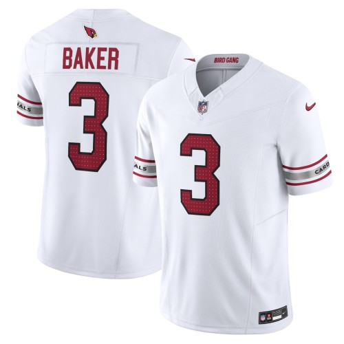 Budda Baker Arizona Cardinals Nike Vapor F.U.S.E. Limited Jersey - White Budda Baker Arizona Cardinals Nike Vapor F.U.S.E. Limited Jersey - White