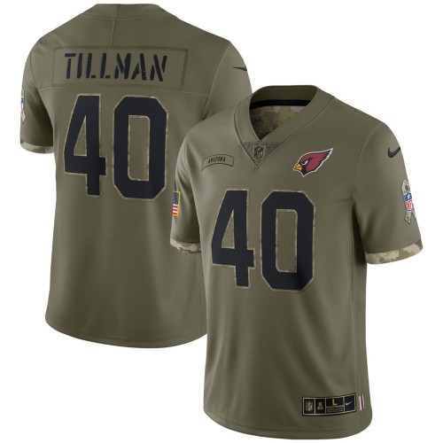 Pat Tillman Arizona Cardinals 2022 Salute To Service Retired Player Limited Jersey - Olive Pat Tillman Arizona Cardinals 2022 Salute To Service Retired Player Limited Jersey - Olive