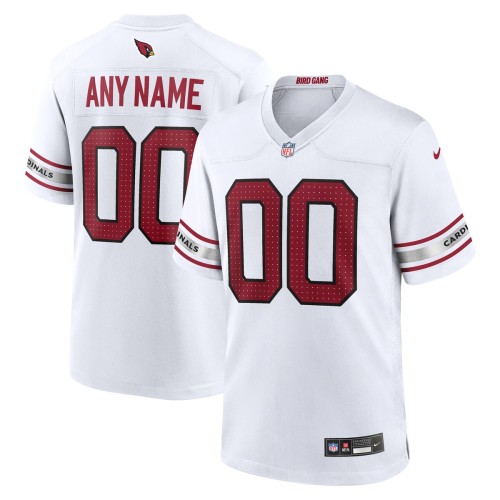 Arizona Cardinals Nike Custom Game Jersey - White Arizona Cardinals Nike Custom Game Jersey - White