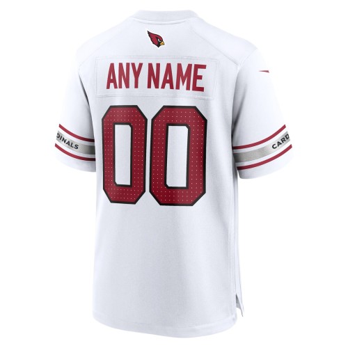 Arizona Cardinals Nike Custom Game Jersey - White Arizona Cardinals Nike Custom Game Jersey - White