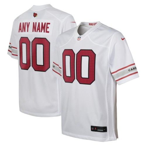 Arizona Cardinals Nike Youth Custom Game Jersey - White Arizona Cardinals Nike Youth Custom Game Jersey - White