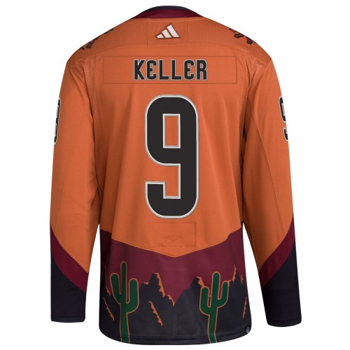 Clayton Keller Arizona Coyotes adidas Reverse Retro 2.0 Authentic Player Jersey - Burnt Orange Clayton Keller Arizona Coyotes adidas Reverse Retro 2.0 Authentic Player Jersey - Burnt Orange