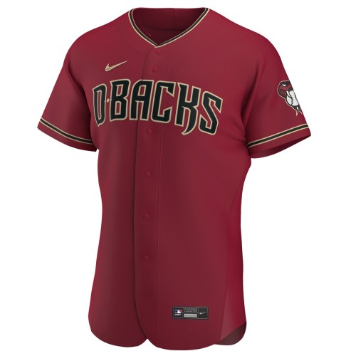 Arizona Diamondbacks Nike Alternate Authentic Team Jersey - Crimson Arizona Diamondbacks Nike Alternate Authentic Team Jersey - Crimson