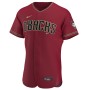 Arizona Diamondbacks Nike Alternate Authentic Team Jersey - Crimson Arizona Diamondbacks Nike Alternate Authentic Team Jersey - Crimson