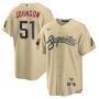 Randy Johnson Arizona Diamondbacks Nike City Connect Replica Player Jersey - Sand Randy Johnson Arizona Diamondbacks Nike City Connect Replica Player Jersey - Sand