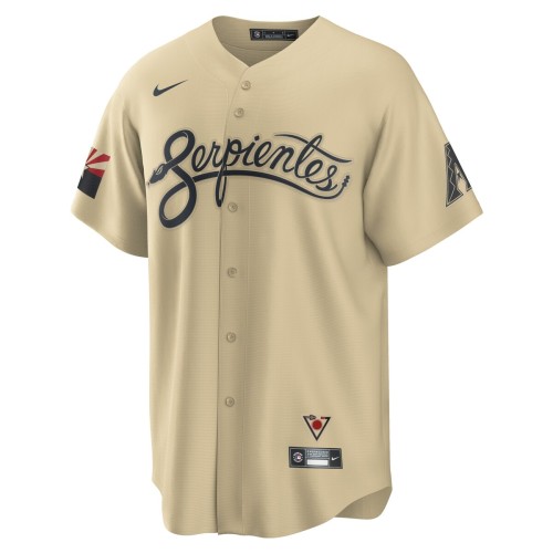 Randy Johnson Arizona Diamondbacks Nike City Connect Replica Player Jersey - Sand Randy Johnson Arizona Diamondbacks Nike City Connect Replica Player Jersey - Sand