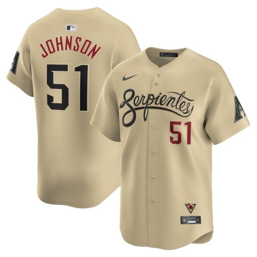 Randy Johnson Arizona Diamondbacks Nike City Connect Retired Player Jersey - Sand Randy Johnson Arizona Diamondbacks Nike City Connect Retired Player Jersey - Sand