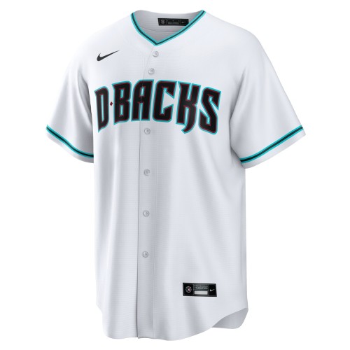 Arizona Diamondbacks Nike Alternate Replica Custom Jersey - White Arizona Diamondbacks Nike Alternate Replica Custom Jersey - White