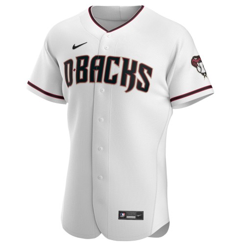 Arizona Diamondbacks Nike Home Authentic Team Jersey - White/Crimson Arizona Diamondbacks Nike Home Authentic Team Jersey - White/Crimson
