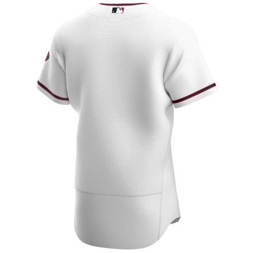 Arizona Diamondbacks Nike Home Authentic Team Jersey - White/Crimson Arizona Diamondbacks Nike Home Authentic Team Jersey - White/Crimson