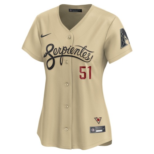 Randy Johnson Arizona Diamondbacks Nike Women's City Connect Retired Player Jersey - Sand Randy Johnson Arizona Diamondbacks Nike Women's City Connect Retired Player Jersey - Sand