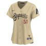 Randy Johnson Arizona Diamondbacks Nike Women's City Connect Retired Player Jersey - Sand Randy Johnson Arizona Diamondbacks Nike Women's City Connect Retired Player Jersey - Sand