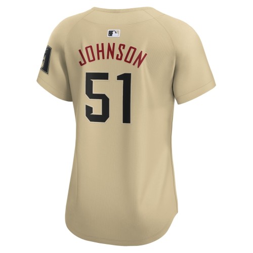 Randy Johnson Arizona Diamondbacks Nike Women's City Connect Retired Player Jersey - Sand Randy Johnson Arizona Diamondbacks Nike Women's City Connect Retired Player Jersey - Sand