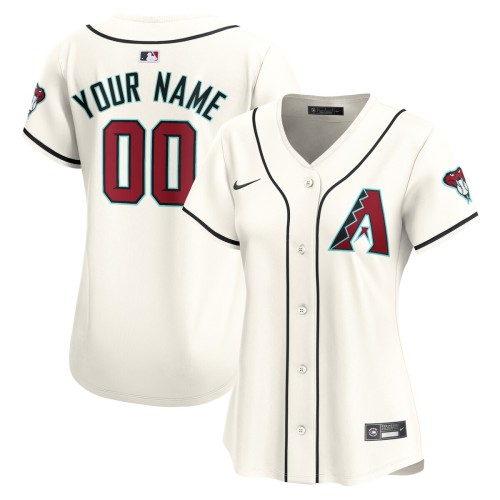Arizona Diamondbacks Nike Women's Home Limited Custom Jersey - White Arizona Diamondbacks Nike Women's Home Limited Custom Jersey - White