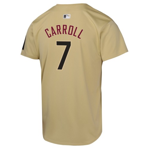 Corbin Carroll Arizona Diamondbacks Nike Youth City Connect Limited Player Jersey - Sand Corbin Carroll Arizona Diamondbacks Nike Youth City Connect Limited Player Jersey - Sand
