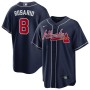 Eddie Rosario Atlanta Braves Nike Alternate Replica Player Jersey - Navy Eddie Rosario Atlanta Braves Nike Alternate Replica Player Jersey - Navy