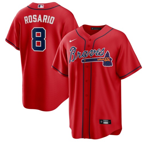 Eddie Rosario Atlanta Braves Nike Alternate Replica Player Jersey - Red Eddie Rosario Atlanta Braves Nike Alternate Replica Player Jersey - Red