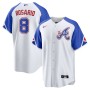 Eddie Rosario Atlanta Braves Nike 2023 City Connect Replica Player Jersey - White Eddie Rosario Atlanta Braves Nike 2023 City Connect Replica Player Jersey - White
