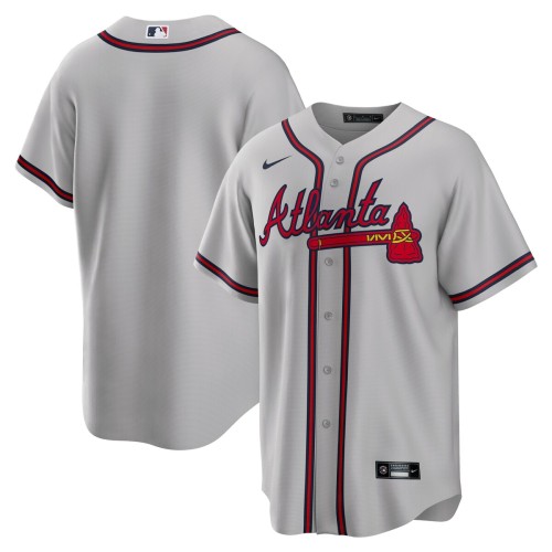 Atlanta Braves Nike Road Replica Team Jersey - Gray Atlanta Braves Nike Road Replica Team Jersey - Gray