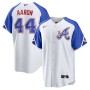 Hank Aaron Atlanta Braves Nike 2023 City Connect Replica Player Jersey - White Hank Aaron Atlanta Braves Nike 2023 City Connect Replica Player Jersey - White
