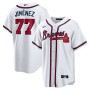 Joe Jiménez Atlanta Braves Nike Home Replica Player Jersey - White Joe Jiménez Atlanta Braves Nike Home Replica Player Jersey - White