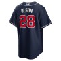 Matt Olson Atlanta Braves Nike Alternate Replica Player Jersey - Navy Matt Olson Atlanta Braves Nike Alternate Replica Player Jersey - Navy