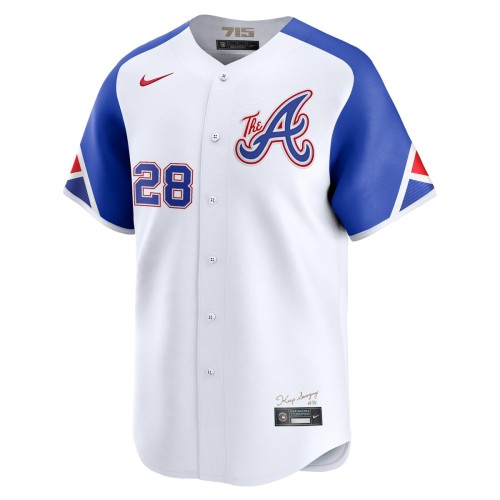 Matt Olson Atlanta Braves Nike City Connect Limited Player Jersey - White Matt Olson Atlanta Braves Nike City Connect Limited Player Jersey - White