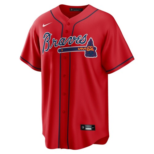 Ozzie Albies Atlanta Braves Nike Alternate Replica Player Name Jersey - Red Ozzie Albies Atlanta Braves Nike Alternate Replica Player Name Jersey - Red