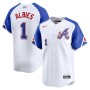 Ozzie Albies Atlanta Braves Nike City Connect Limited Player Jersey - White Ozzie Albies Atlanta Braves Nike City Connect Limited Player Jersey - White
