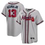 Ronald Acuna Jr. Atlanta Braves Nike Road Replica Player Name Jersey - Gray Ronald Acuna Jr. Atlanta Braves Nike Road Replica Player Name Jersey - Gray