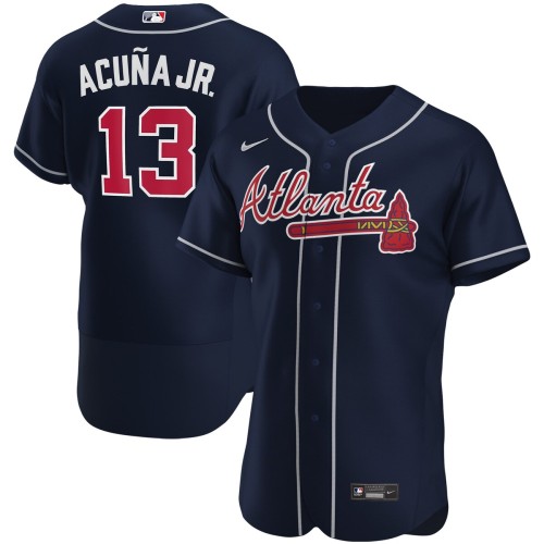 Ronald Acuna Jr. Atlanta Braves Nike Alternate Authentic Player Jersey - Navy Ronald Acuna Jr. Atlanta Braves Nike Alternate Authentic Player Jersey - Navy