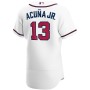 Ronald Acuna Jr. Atlanta Braves Nike Home Authentic Player Jersey - White Ronald Acuna Jr. Atlanta Braves Nike Home Authentic Player Jersey - White