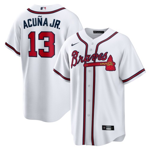 Ronald Acuna Jr. Atlanta Braves Nike Home Replica Player Name Jersey - White Ronald Acuna Jr. Atlanta Braves Nike Home Replica Player Name Jersey - White
