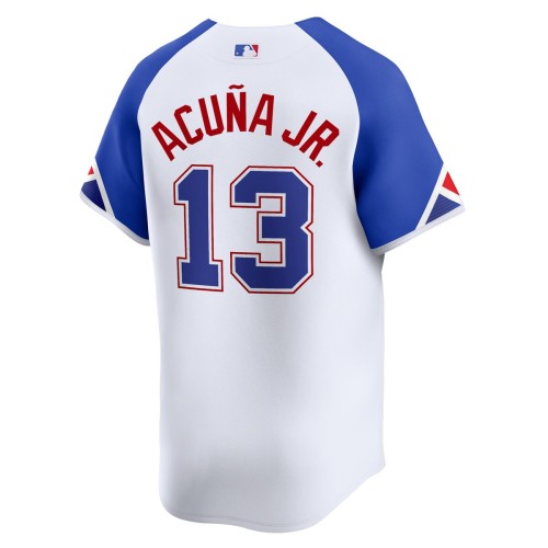 Ronald Acuña Jr. Atlanta Braves Nike City Connect Limited Player Jersey - White