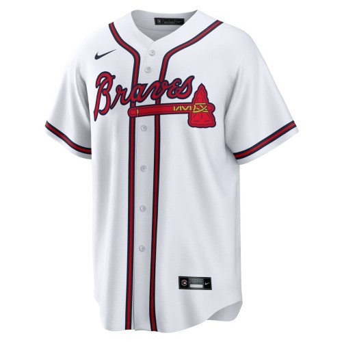 Spencer Strider Atlanta Braves Nike Replica Player Jersey - White Spencer Strider Atlanta Braves Nike Replica Player Jersey - White