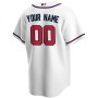Atlanta Braves Nike Home Replica Custom Jersey - White Atlanta Braves Nike Home Replica Custom Jersey - White