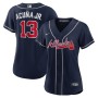 Ronald Acuna Jr. Atlanta Braves Nike Women's Alternate Replica Player Jersey - Navy Ronald Acuna Jr. Atlanta Braves Nike Women's Alternate Replica Player Jersey - Navy
