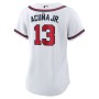 Ronald Acuna Jr. Atlanta Braves Nike Women's Home Replica Player Jersey - White Ronald Acuna Jr. Atlanta Braves Nike Women's Home Replica Player Jersey - White