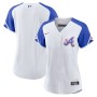 Atlanta Braves Nike Women's City Connect Replica Jersey - White Atlanta Braves Nike Women's City Connect Replica Jersey - White