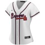 Atlanta Braves Nike Women's Home Replica Custom Jersey - White Atlanta Braves Nike Women's Home Replica Custom Jersey - White