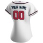Atlanta Braves Nike Women's Home Replica Custom Jersey - White Atlanta Braves Nike Women's Home Replica Custom Jersey - White