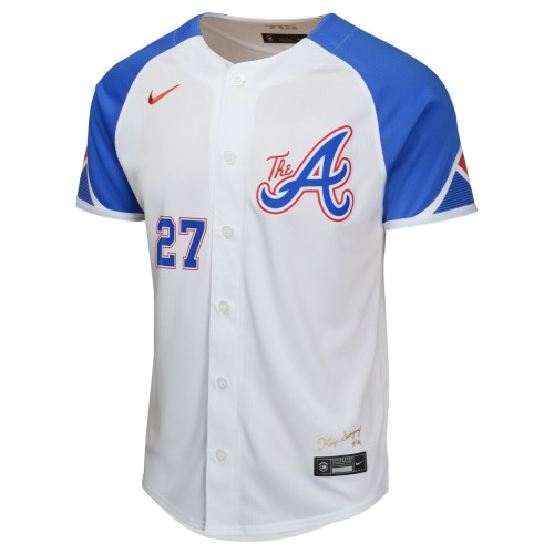 Austin Riley Atlanta Braves Nike Youth City Connect Limited Player Jersey - White Austin Riley Atlanta Braves Nike Youth City Connect Limited Player Jersey - White
