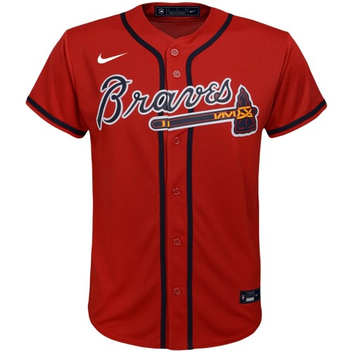 Atlanta Braves Nike Youth Alternate Replica Team Jersey - Red Atlanta Braves Nike Youth Alternate Replica Team Jersey - Red