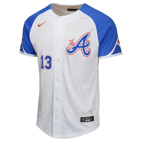 Ronald Acuña Jr. Atlanta Braves Nike Youth City Connect Limited Player Jersey - White Ronald Acuña Jr. Atlanta Braves Nike Youth City Connect Limited Player Jersey - White
