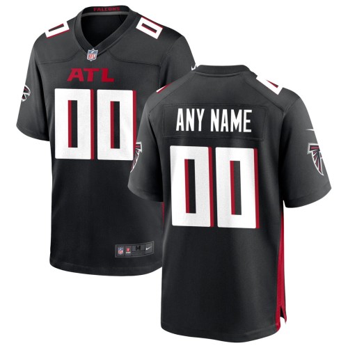 Atlanta Falcons Nike Custom Game Jersey - Black Atlanta Falcons Nike Custom Game Jersey - Black