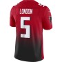 Drake London Atlanta Falcons Nike Vapor F.U.S.E. Limited Jersey - Red Drake London Atlanta Falcons Nike Vapor F.U.S.E. Limited Jersey - Red