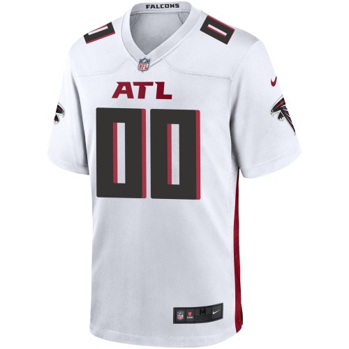 Atlanta Falcons Nike Custom Game Jersey - White Atlanta Falcons Nike Custom Game Jersey - White